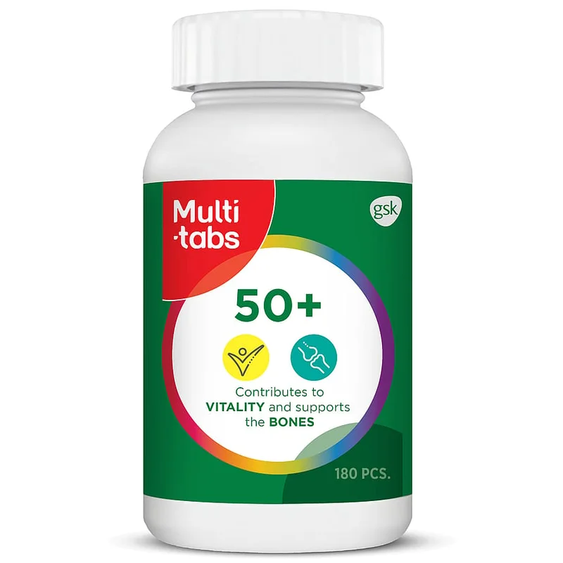 Multi-tabs 50+ 180 tabl., Mænd, Kosttilskud, Multivitaminer Til Mænd