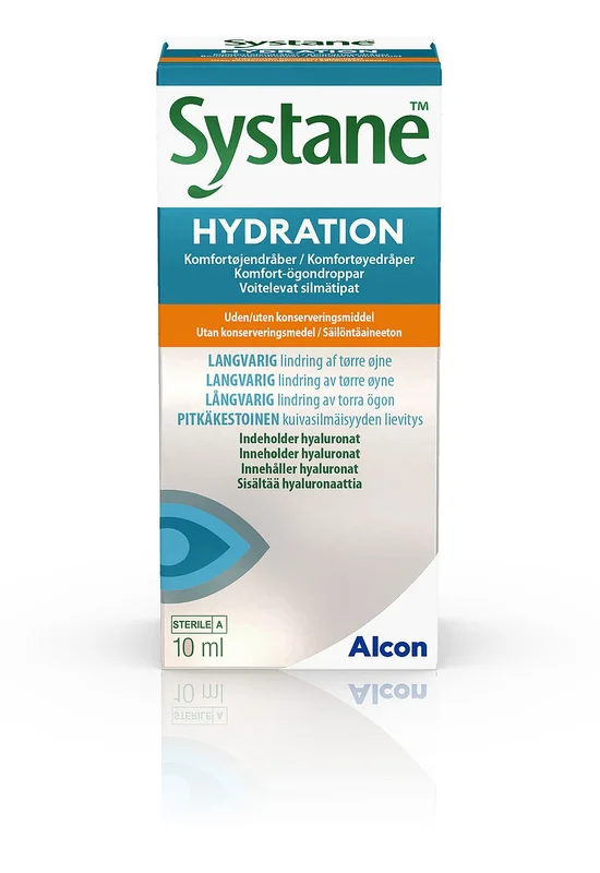 Systane Hydration Øjendråber 10 ml, Medicin & Pleje, Øjne, Øjendråber