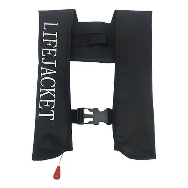 JH-CQJSY-01 Manuell Versjon Bærbar Oppblåsbar Redningsvest Voksen 300D Nylon 150N Høy Oppdrift VestB