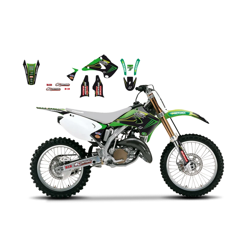 Stickerset Blackbird Replica Monster Energy Racing Team 2016 - Kawasaki KX 125 2003-2008