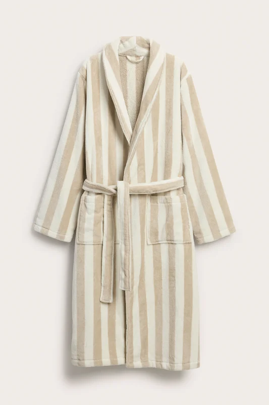 Kappahl | Morgenkåpe i frotté Lys beige XL/2XL | Dame