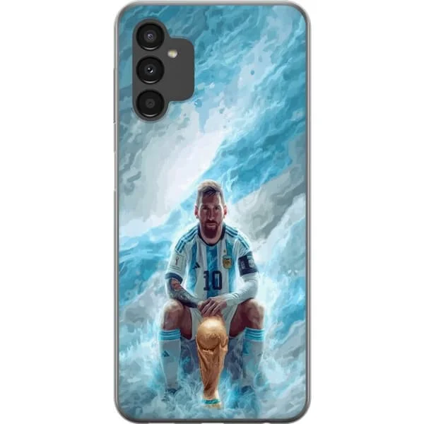 Kompatibelt Mobilskal till Samsung Galaxy A04s Lionel Messi Världsmästare