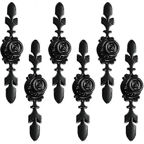 6 Stycken Dörrknoppar Handtag Knopp Skåp Drag Handtag Knoppar Möbelknopp Vintage Stil Handtag Knopp Vintage Lådhandtag med Skruvar