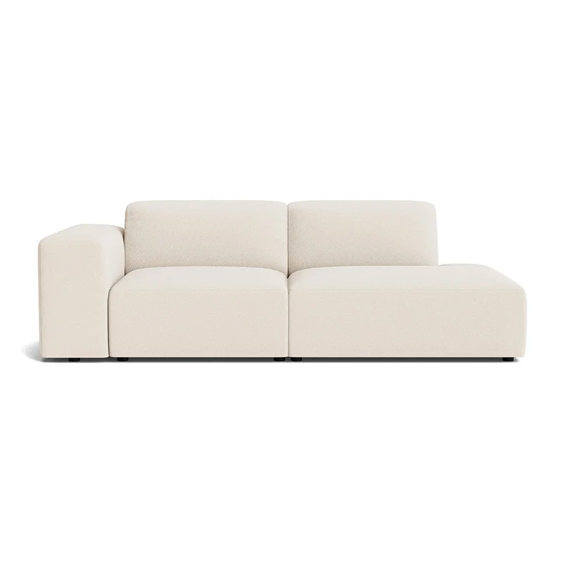 Soma Lounge-Sofa, rechts | Open end, Farbe Loop Creme, moderner Lounge-Stil, bequeme Polsterung, 75cm, gemütliches Ecksofa Design.