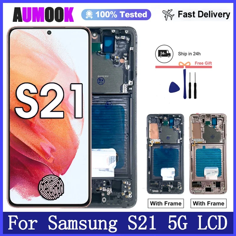 AliExpress - Neues AMOLED-Display für Samsung Galaxy S21 5G LCD-Display Touchscreen-Digitizer für Samsung S21 G9910 G991B Display-Ersatz