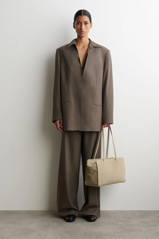 COS Women's Marais Bolso Bowling De Ante Bag in Beige