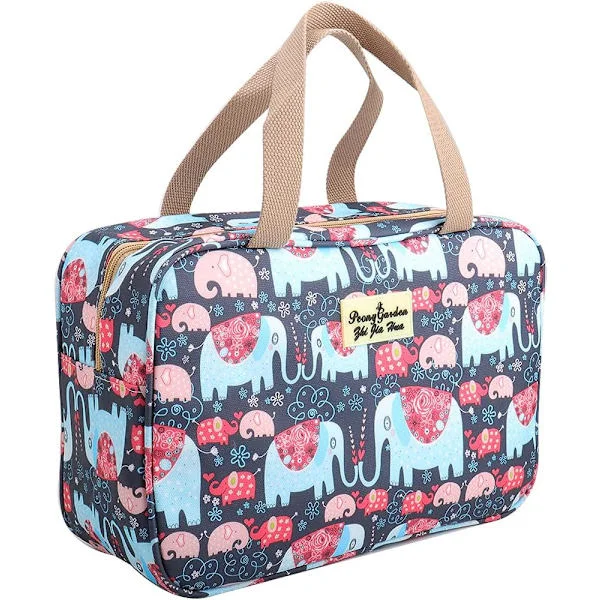 Stor Toilet Taske Håndholdt Stor Makeup Taske Rejse Makeup Taske Bærbar Stor Vasketøjs Taske Vandtæt Toilet Taske Organizer