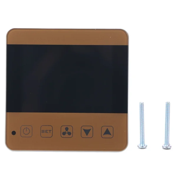 Intelligent LCD Digital Sentral Klimaanlegg Viftekonvektor Termostat Temperaturkontroller Generell Type