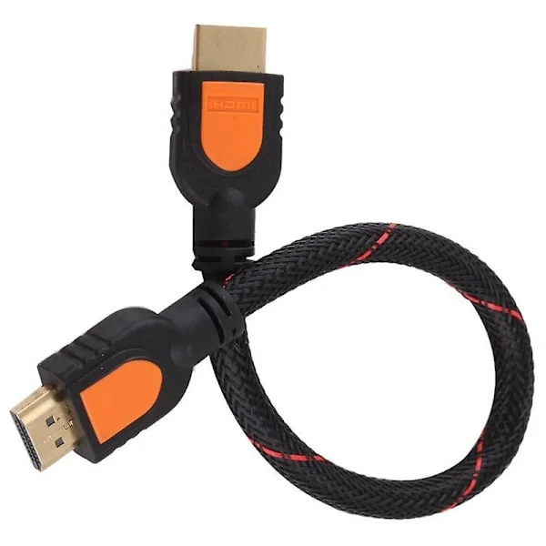 För Hög Klarhet TV 3D 1.4 Höghastighets Flätad 30cm Praktisk Kort 1080p 4k X 2k HDMI-kompatibel Kabel Jikaix