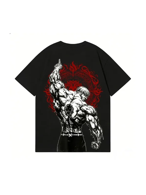 AliExpress - T-shirt Anime Lion's Sin of Pride Escanor – Vêtements Streetwear Homme et Femme de Haute Qualité – Nouvelle Collection Été 2026