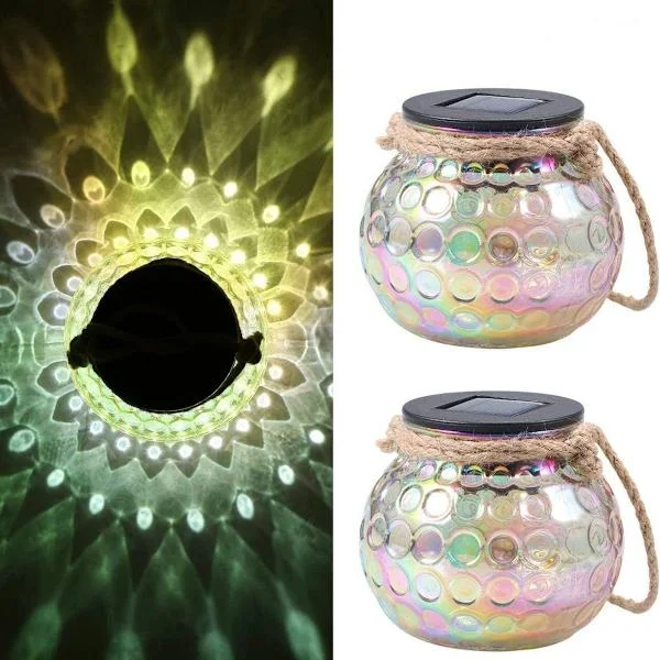 [RM]Solar lantern glass, solar lamp glass solar table lamp as decoration IP65 KLB
