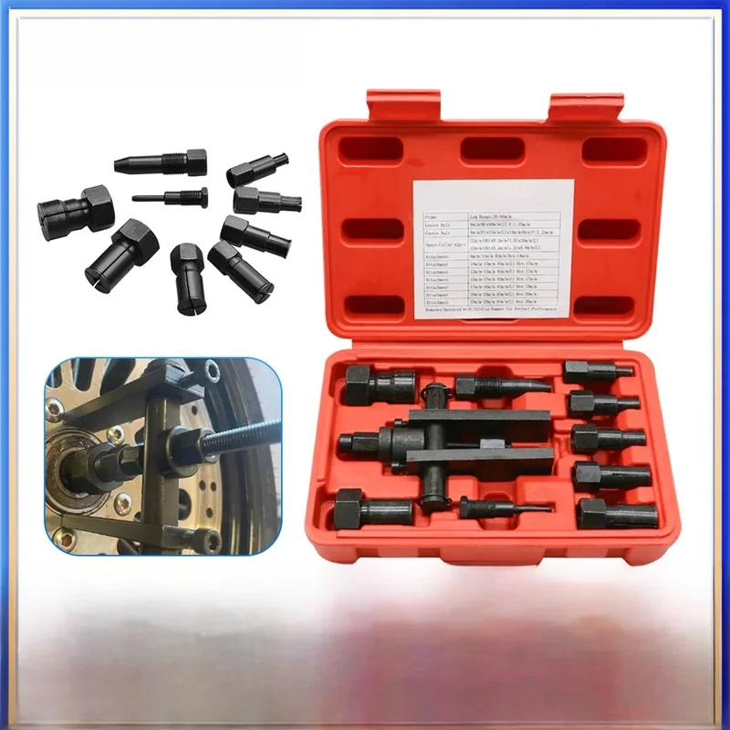 AliExpress - LeeKooLuu-Extracteur de roulement interne de moto avec boîte, kits flacon, outil de retrait de roulement, 10 pièces