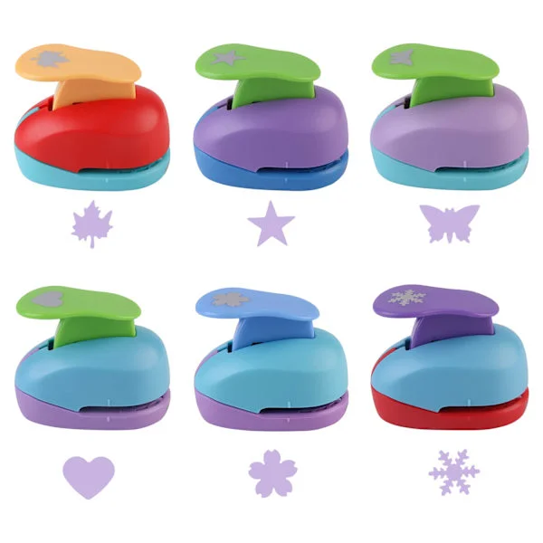 6-piece Craft Punch Set, Craft Shape Punch, Craft Punch, Scrapbook, Craft Projects, 6 Shapes