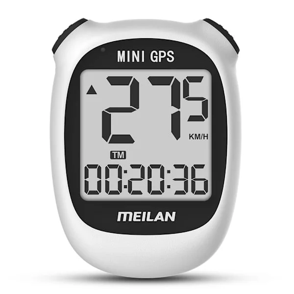 Mini GPS Cykelcomputer, Trådløs Cykelkilometertæller og Speedometer Cykelcomputer IPX5 Vandtæt Cykelcomputer med LCD-display til Udendørs Brug