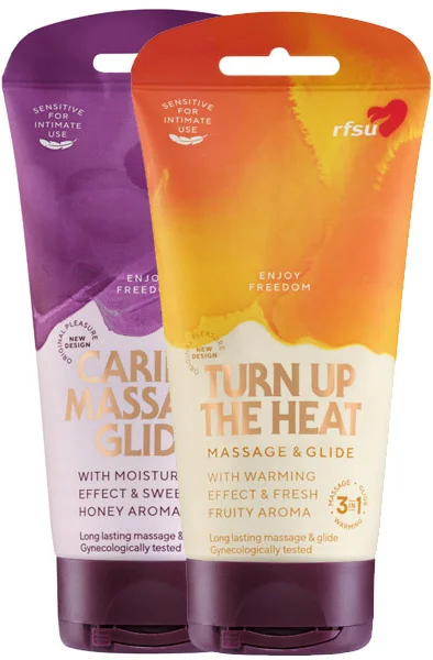 RFSU 3in1 Värmande Glid & Massage gel Pakettitarjous
