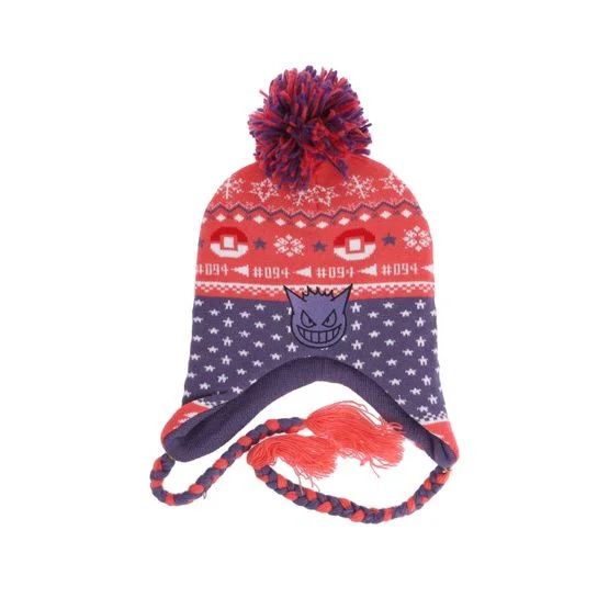 Difuzed - Red pom Beanie - Pokémon Sherpa Beanie Red/Blue Pom @ Hatstore