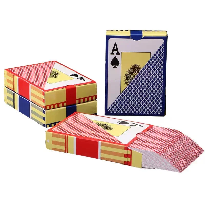 AliExpress - Neue Heiße 1 Sätze Baccarat Texas Hold'em Kunststoff Spielkarten Wasserdicht Glatte Poker Karte Bord Brücke Spiele 63*88mm Qenueson