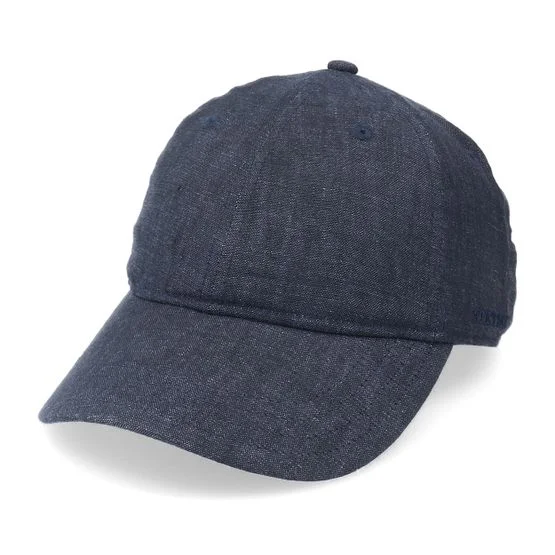 Stetson - Blau unconstructed Cap - Baseball Linen Navy Dat Cap / Unstructured @ Hatstore