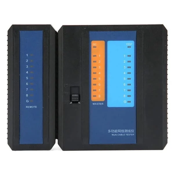 RJ45 nettverkskabeltester, LED-statusdisplay Fjernregistrering RJ45 kabeltester for CAT8