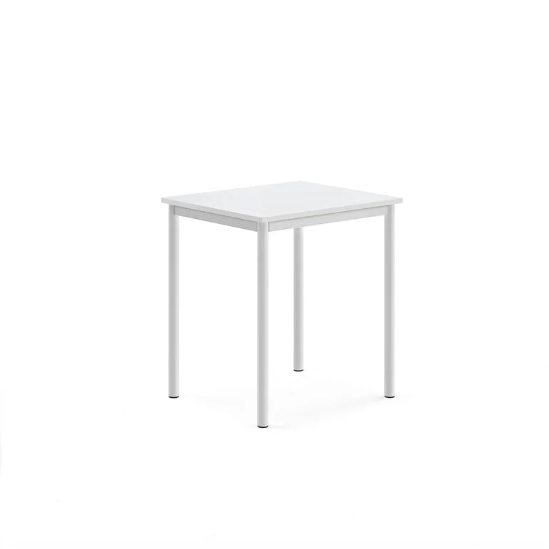 Pöytä BORÅS, 700x600x760 mm, valkoinen laminaatti, valkoinen