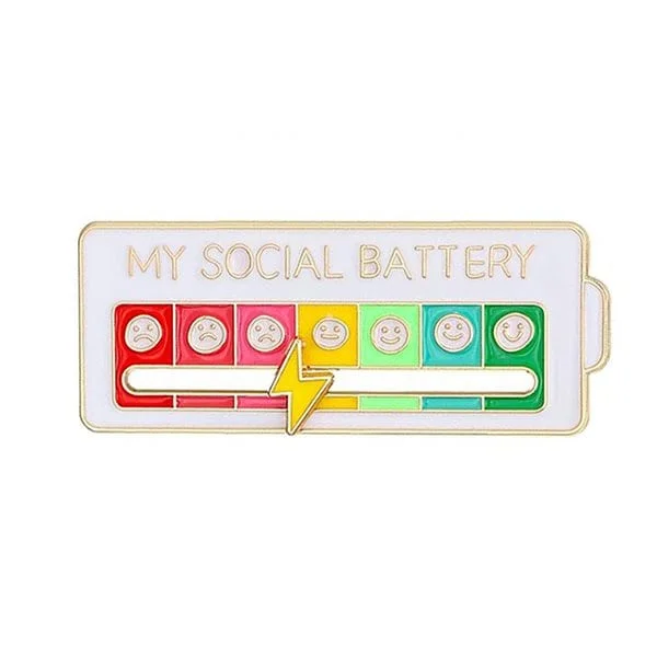 My Social Battery - Vihko - Valkoinen
