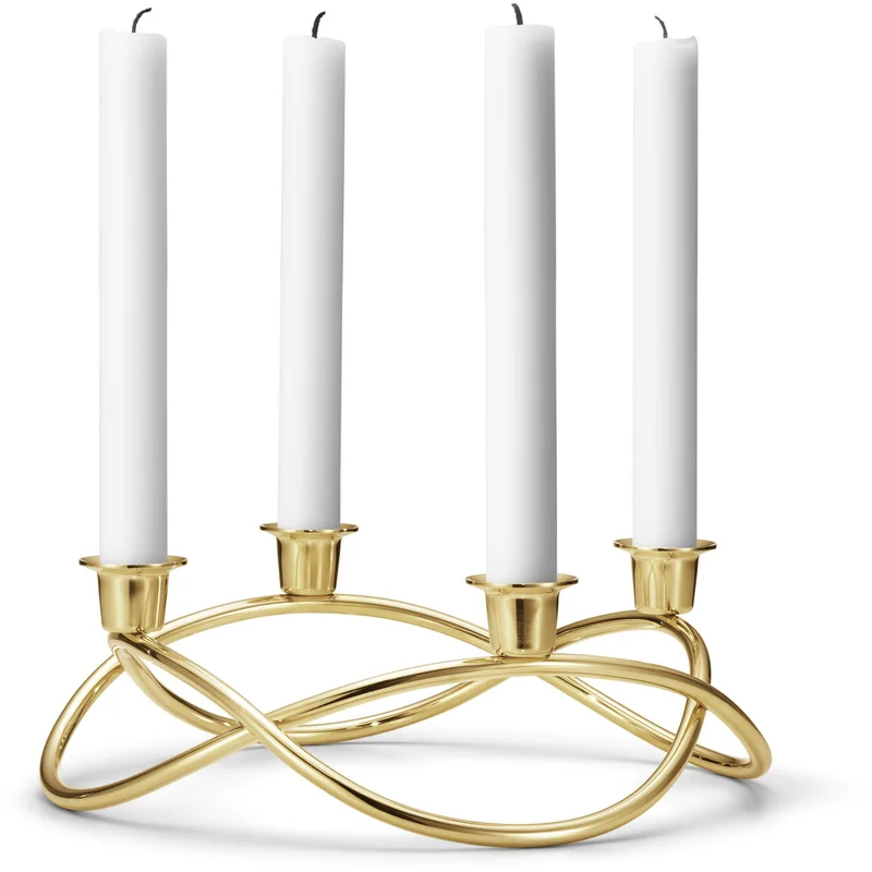 Georg jensen Season Lysestake Forgylt