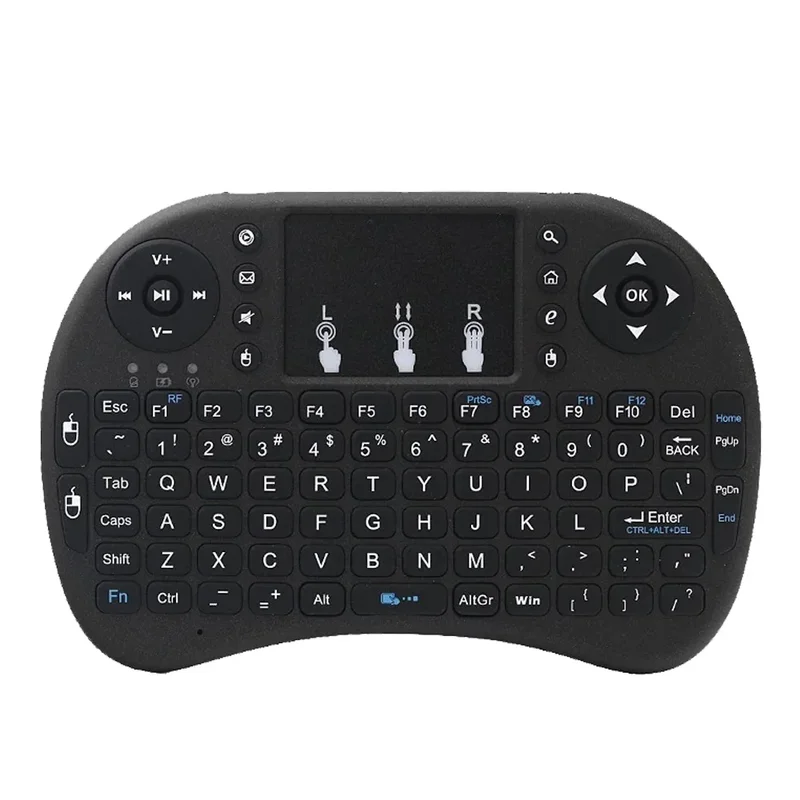 AliExpress - MRSVI I8 2,4 G Mini Wireless Tastatur Classic Black Air Mouse Fernbedienung Touchpad für Android TV Box PC Smart TV