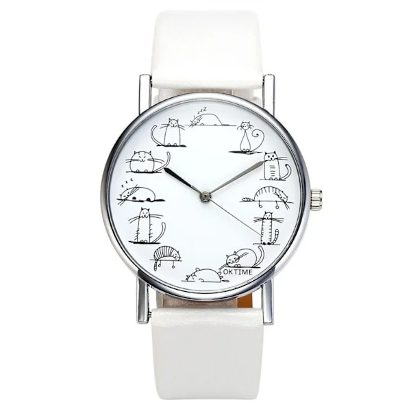 Fashion Cute Cartoon Cat Wristwatch Women's Analog Quartz Watch