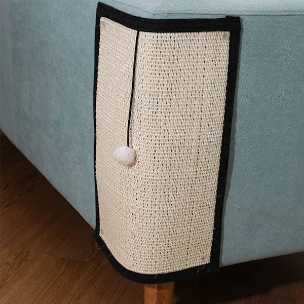 Kattekløsemåtte Sisal Resistent Kattekløser Killing Kattekløsebræt Rulbart Beskyttelse Bord Stol Gulv Sofa Katte Klør Interaktive Legetøj