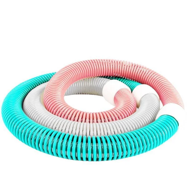 Blød fjeder hulahop til taljetræning og slankning til hjemmet og rejsebrug, foldbar, ca. 1,5 kg, bærbar træningsring