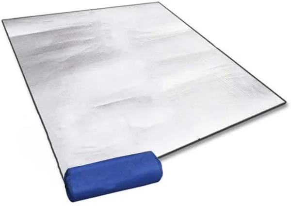 Vikbar Camping Skum Sovmatta med Aluminium Värmeisolering