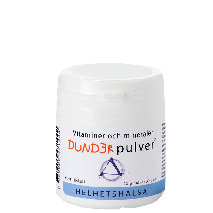 Helhetshälsa Dunderpulver Barnvitamin 30 doser á 1 krm
