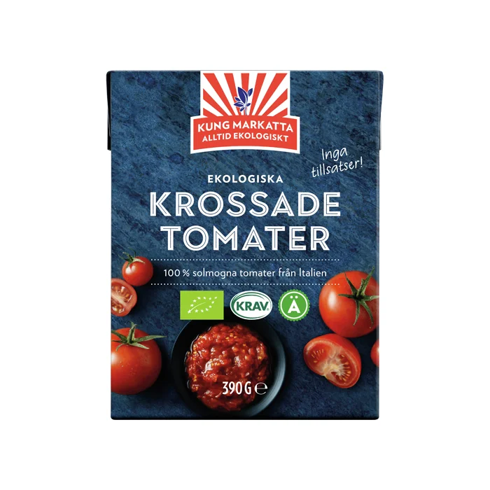 Kung Markatta Krossade Tomater Krav 390 g