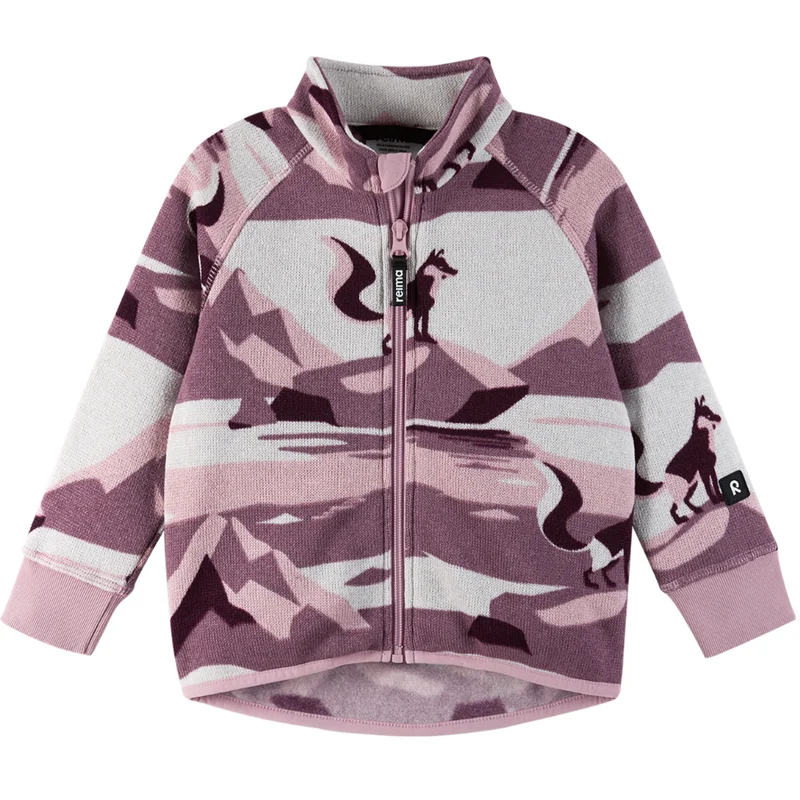 Reima Fleece Sweater Ornament Kids Deep Purple