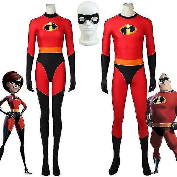 Halloween-tilbud The Incredibles-kostume Halloween-fest karneval høj kvalitet kvinde kvinde