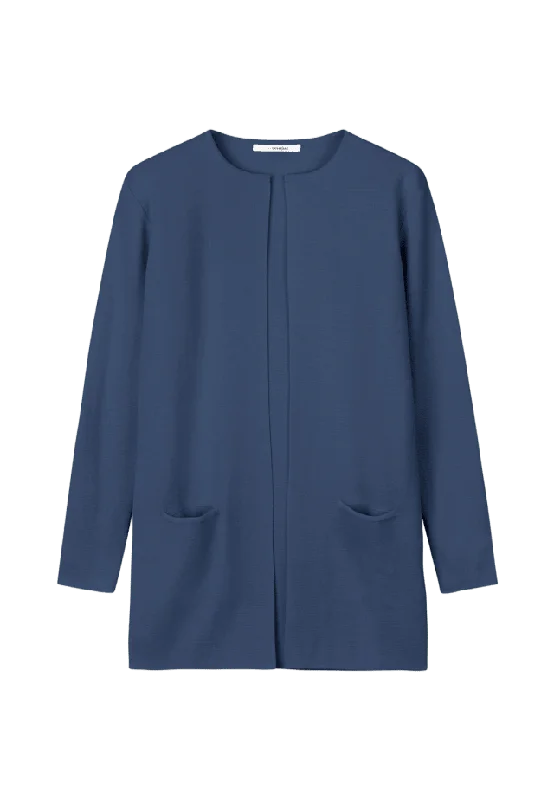 Sibin Linnebjerg Cardigan Vera Tröjor Dam Blå M