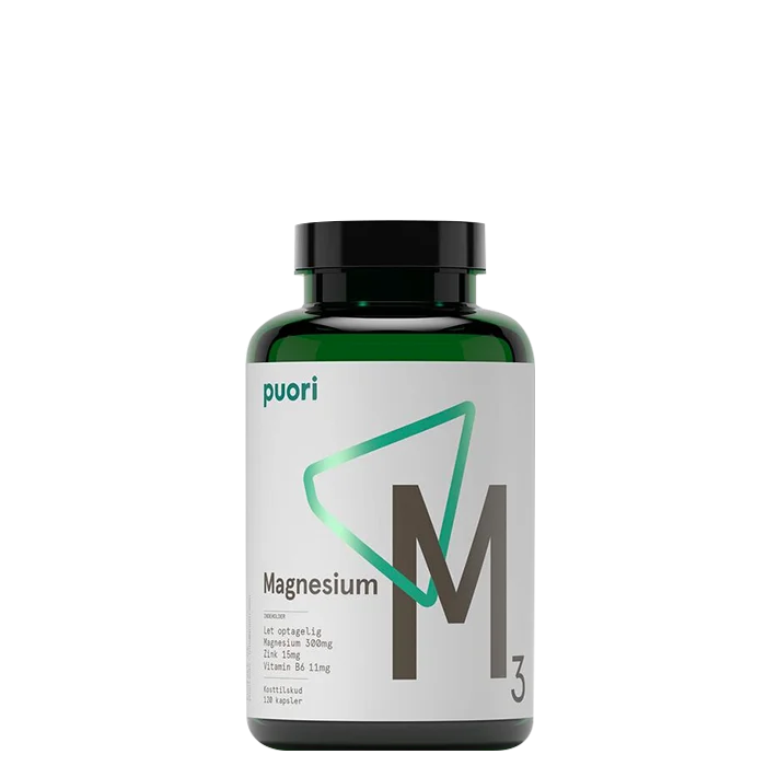 Puori M3 Magnesium & Zink, 120 kapsler