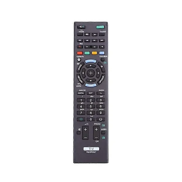 Erstatningsfjernbetjening Sony RM-ED047 til Sony Bravia TV til fjernbetjening Sony Bravia til Sony TV_Super Gave