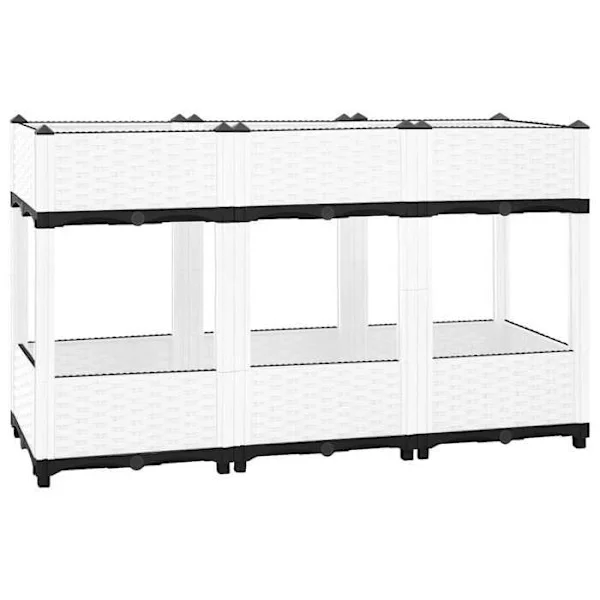 Höjd säng - Exklusivt hus - 120 x 40 x 71 cm - Polypropen - Rattanutseende