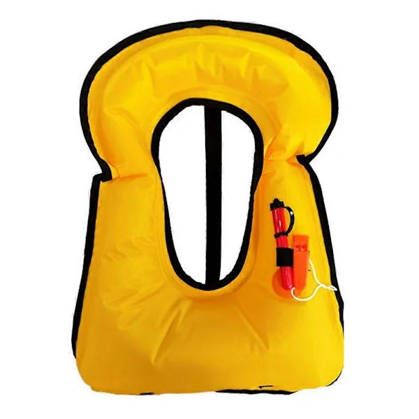 JIHANG Portable Inflatable Life Vest High Buoyancy Vest for Snorkeling Fishing Car Emergency