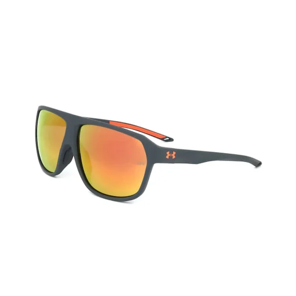 Solbriller Under Armour UA DOMINATE/F 2M8 MATTE GREY ORANGE 65/12/130 UNISEX(65 mm,Grå)