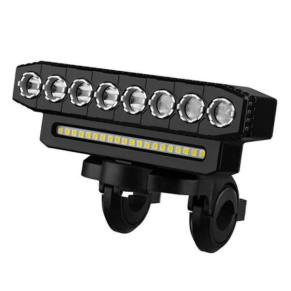 LED Bicycle Headlight LED Light Bar Bicycle Front Light, Style 1