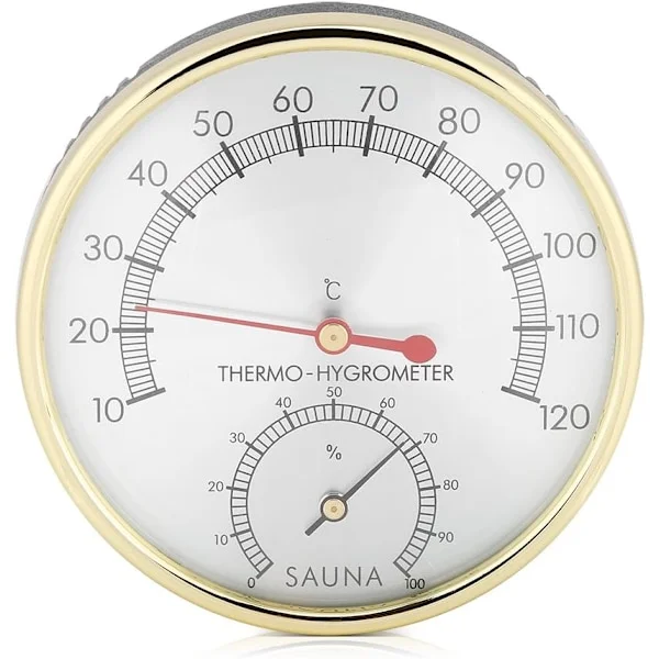 2-i-1 Sauna Termometer-Hygrometer, Tilbehør til Hjemmesauna