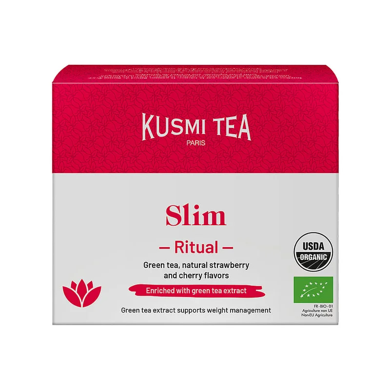 3 for 2 - Kusmi Tea Organic Slim Ritual 18 breve, Helse & Madvarer, Te, Blandet Te