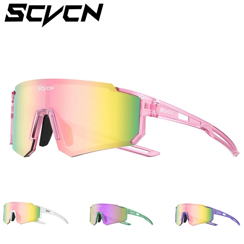 AliExpress - SCVCN Damen Sport-Sonnenbrille, rosa, modische Fahrradbrille für Herren, Street Shades, Fahren, UV400, Fahrrad, Wandern, Golf, Baseball