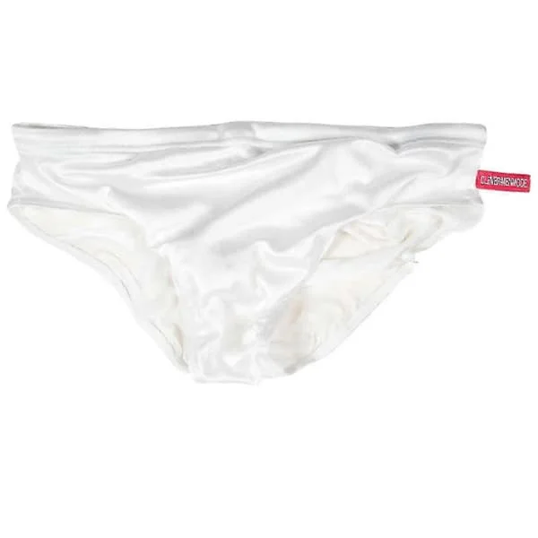 【NX】Badbyxor för män, bikiniunderdelar, snygga strandkläder och baddräkter vita