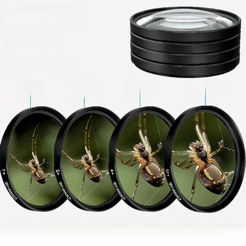 AliExpress - MYOBO Close-Up-Makrofilter +1 +2 +4 +10 für DSLR-SLR-Kamera Close-up-Lenfilter – 37 40,5 43 46 49 52 58 62 67 72 77 82 mm