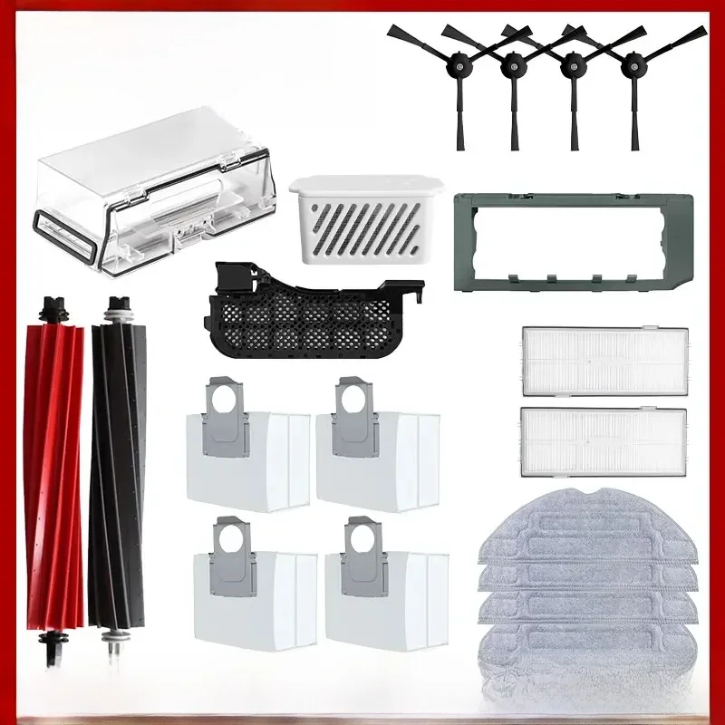 AliExpress - Roborock S8 S8 Pro Ultra S8 + Robot aspirateur pièces de rechange brosses latérales principales tissus de vadrouille filtres HEPA sacs à 