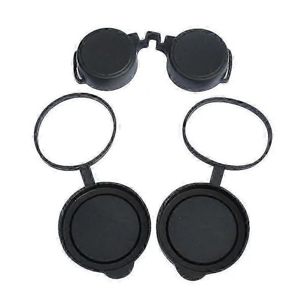 Kikare Skyddande Gummi Objektivlinsskydd 42mm/50mm Kikare Okularlinsskydd Teleskopskydd Linsskydd