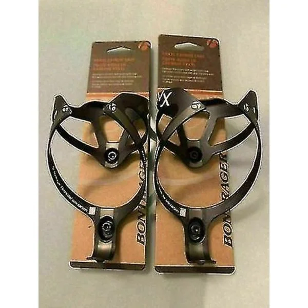 2 Full Carbon Fiber Water Bottle Cages - 2 Bontrager Race Lite Bike Water Bottle Cages
